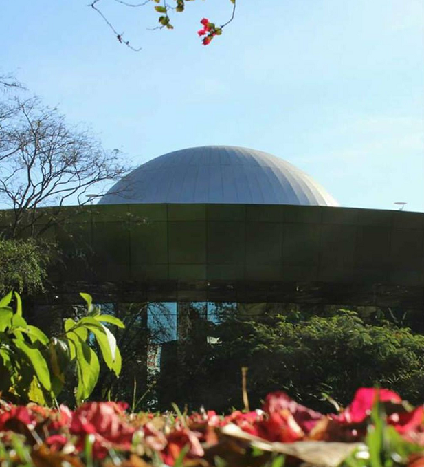 Planetário está localizado no Centro de Ciências da Universidade Federal de Juiz de Fora (UFJF). Foto: Divulgação UFJF